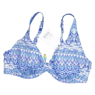 Bikini top (Blue, Multicolored) from Primadonna Swim Elastane, Polyamide