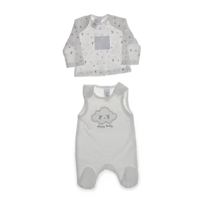Rompers (White) from Baby Club by C&A Cotton