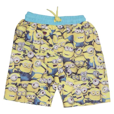 Shorts de bain (Jaune, Bleu, Multicolore) de Minions Polyester