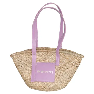 Strandväska (Beige, Lila) från Harper & Yve