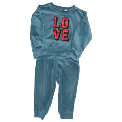 Tenue d'intérieur (Bleu, Turquoise) de Mini Gina Tricot Élasthane, Polyester
