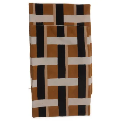 Kissenüberzug (Braun, Weiß, Schwarz) von H&M Home Acryl, Baumwolle