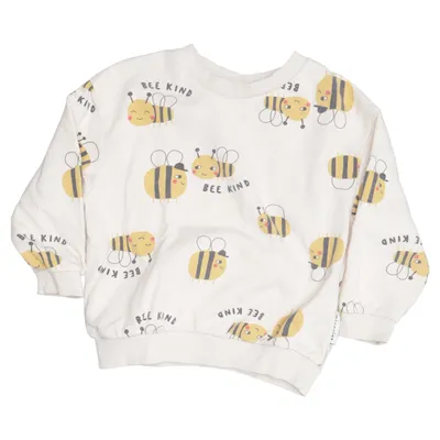 Sweatshirt (Beige, Multicolored) from Minories Cotton, Polyester