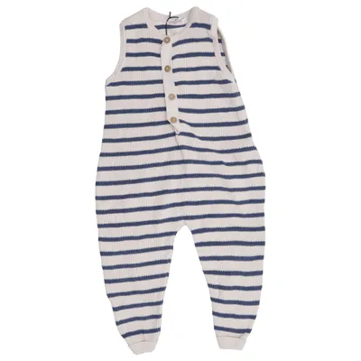 Barboteuse (Beige, Bleu) de Ergee Coton