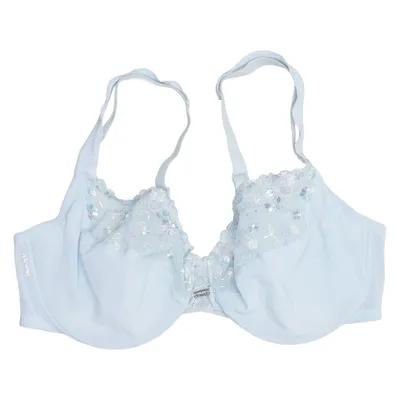 Bra (Blue) from Selmark Elastane, Polyamide, Polyester