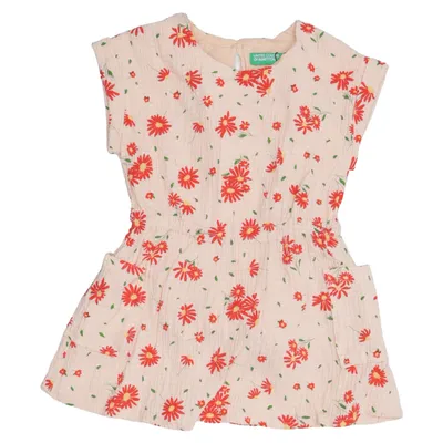 Dress (Pink, Multicolored) from United Colors of Benetton