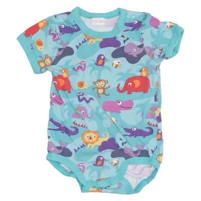 Body (Blå, Flerfarvet) fra Baby by Lindex Bomuld, Elastan