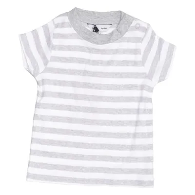 T-shirt (Grå, Hvid) fra Baby by Ellos Bomuld
