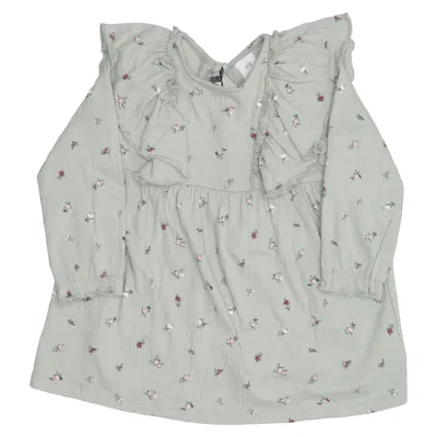 Dress (Green) from H&M Cotton, Elastane, Polyester