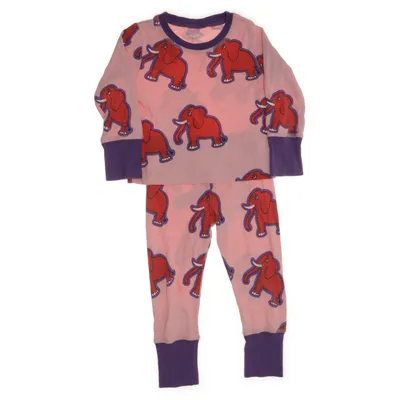 Pyjamas (Rosa, Lila, Röd) från Mini Rodini Bomull