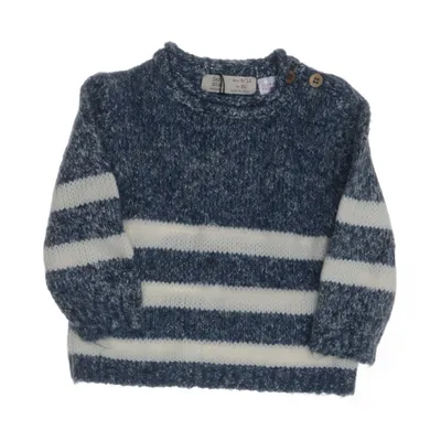 Tröja (Vit, Blå) från Zara Mini Collection Alpackaull, Elastan, Mohair, Ull