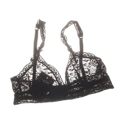 Bralette (Svart) från Lace Laboratory Elastan, Polyamid