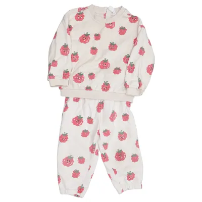Loungewear (Beige, Rood) van Rikiki Katoen, Polyester