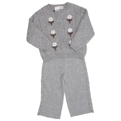 Sæt (Grå) fra Zara Polyamid, Polyester, Uld