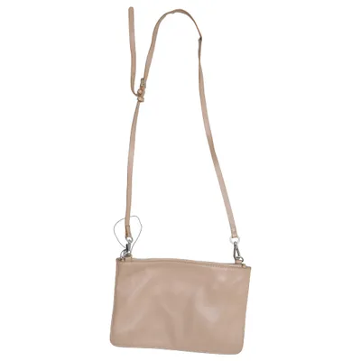 Axelremsväska (Beige) från WERA Bomull, Skinn