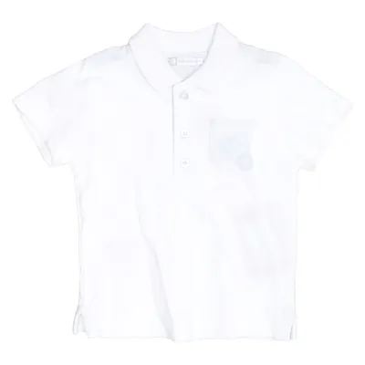 Poloshirt (Wit, Blauw) van Tutto Piccolo Katoen