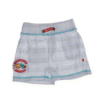 Shorts (White, Gray) from Fisher Price Cotton