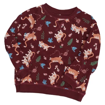 Collegetröja (Röd, Flerfärgad) från Åhléns Kids Bomull, Polyester