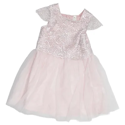 Flower girl dress (Pink) from Little Stitches Polyester