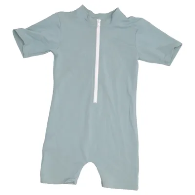 UV beschermende kleding (Groen) van Petit Crabe Elastaan, Polyamide