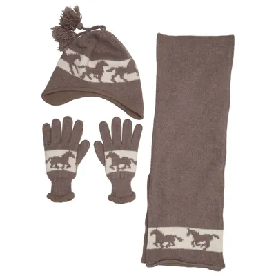 Accessory set (Brown, Beige)