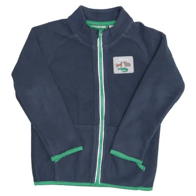 Fleece jas (Blauw, Groen) van Impidimpi Gerecycled polyester