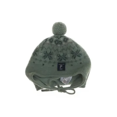 Bobble hat (Green, Multicolored) from Polarn O. Pyret Merino wool, Recycled polyester