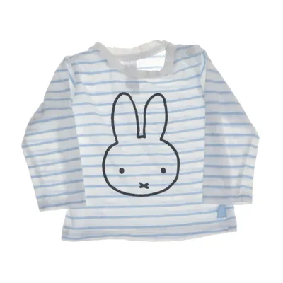 Lange mouwen shirt (Wit, Blauw) van Nijntje Miffy Katoen