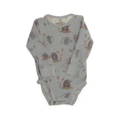 Romper (Groen, Meerkleurig) van Lindex Baby Katoen, Elastaan