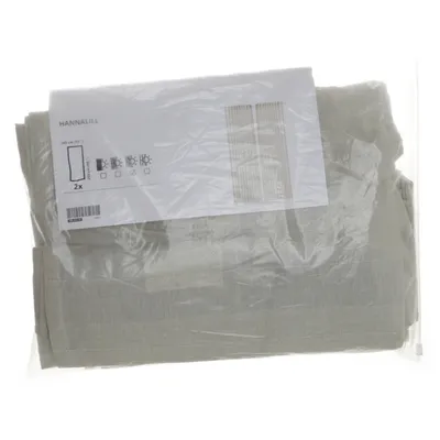 Pleat curtain (Green) from IKEA Cotton