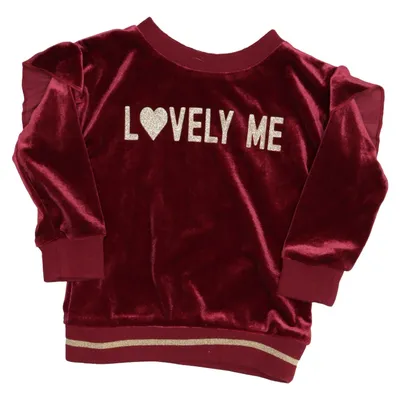 Sweatshirt (Rouge) de Luca & Lola Élasthane, Polyester