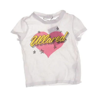 T-shirt (Vit, Rosa, Gul) från Gekas Ullared Bomull