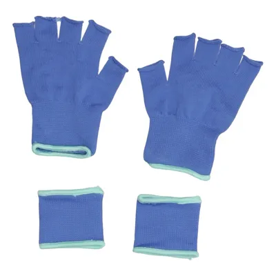 Fingerless gloves (Blue, Green)