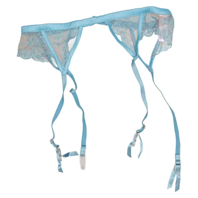 Garter belt (Blue) from Playful Promises