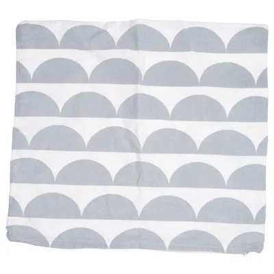 Cushion cover (White, Blue) from Eight Mood Cotton