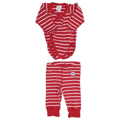 Set (Red, White) from Polarn O. Pyret Organic cotton