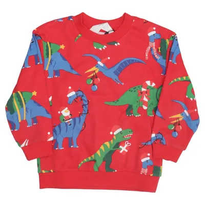 Sweatshirt (Rood, Meerkleurig) van H&M Katoen, Polyester