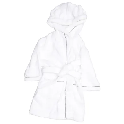 Bathrobe (White) from Little Roomies Organic cotton