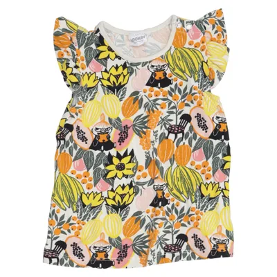Top (Yellow, Orange, Multicolored) from Moomin by Martinex Cotton, Elastane