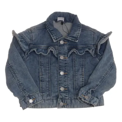 Jeansjacka (Blå) från Lindex Kids Bomull, Elastan, Polyester