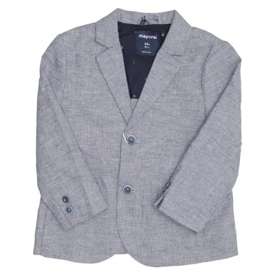 Blazer (Grijs) van Mayoral Katoen, Linnen