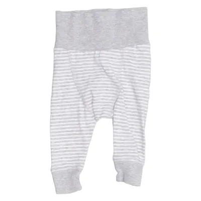 Pantalon (Gris, Blanc) de Lindex Newborn Élasthane, Coton biologique, Viscose