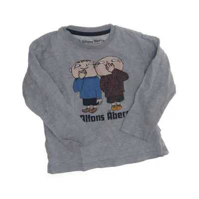 Långärmad t-shirt (Grå, Flerfärgad) från Alfons Åberg Bomull