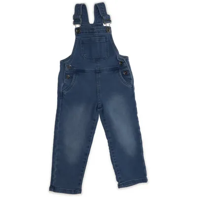 Jumpsuit (Blue) from Playful Denim Cotton, Elastane, Polyester