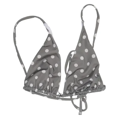Bikiniöverdel (Grå, Vit) från ASOS Design Elastan, Polyester