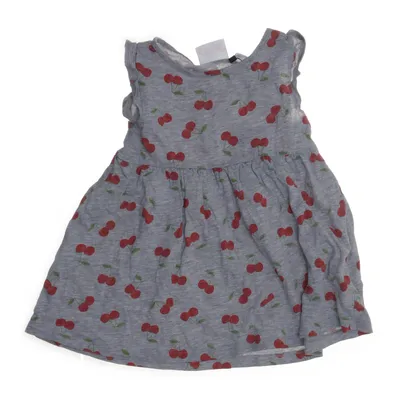 Klänning (Grå, Röd) från Alive Ekologisk bomull, Viskos