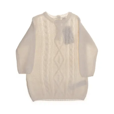 Robe (Blanc) de Cool Club by SMYK Acrylique, Fibre métallique, Polyester