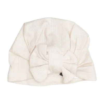 Turban (Beige) de Cuddles & Smiles Coton biologique