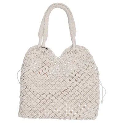 Beach bag (Beige) Cotton