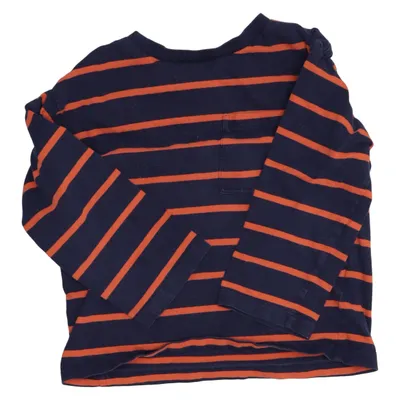 Långärmad t-shirt (Blå, Orange) från Arket Bomull